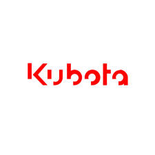 Kubota matrica piros 60cm x 13cm autó dekoráció