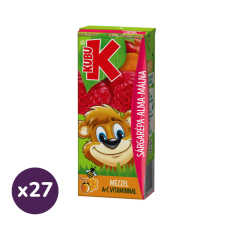 Kubu Sárgarépa-alma-málna gyümölcsital mézzel (27x200 ml) bébiétel