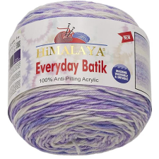 Kuchaříková Bellatex Everyday Batik 140 g - 74211 fehér, lila rövidáru