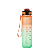 Kulacs 1000 ml Narancssárga átmenetes kulacs, kulacstartó