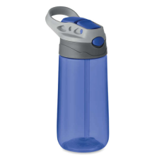 Kulacs BPA mentes tritán palack 4,5 dl áttetsző kék kulacs, kulacstartó