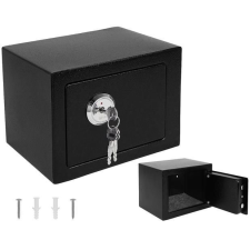 Kulccsal zárható széf acél 17x23x17 cm S8800 széf