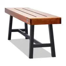  Kültéri Fa Pad Fémlábakkal 1600 mm kerti bútor