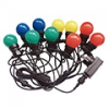  Kültéri fényfüzér 5 méteres  (10 db izzóval - 5 Watt) multicolor