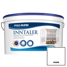 KÜLTÉRI HOMLOKZATFESTÉK - FEHÉR - POLI-FARBE INNTALER - 4 L fal- és homlokzatfesték