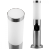  Kültéri kerti lámpa E27 INOX POST 45cm 230V-os aljzattal Lilium Lumiled