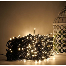 Kültéri LED-es jégcsap fényfüggöny (600LED/10méter), melegfehér kültéri izzósor