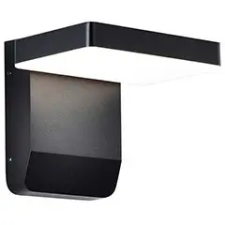  Kültéri LED lámpa, téglalap alakú, fekete (17W) természetes fehér kültéri világítás