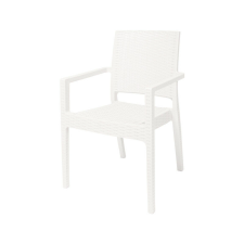Kültéri szék, 89x59x59 cm, 5.3 kg (MAR-WHITE) kerti bútor