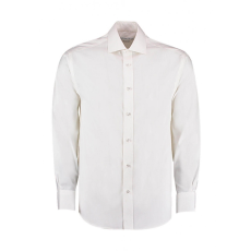 Kustom Kit Férfi hosszú ujjú Ing Kustom Kit Classic Fit Premium Cutaway Oxford Shirt 2XL, Fehér