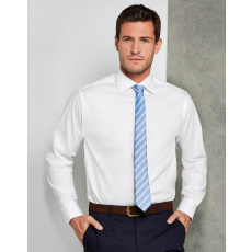 Kustom Kit Férfi hosszú ujjú Ing Kustom Kit Classic Fit Premium Cutaway Oxford Shirt M, Fehér