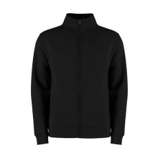 Kustom Kit Férfi hosszú ujjú pulóver Kustom Kit Regular Fit Zipped Sweatshirt XL, Fekete