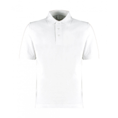 Kustom Kit Férfi rövid ujjú galléros póló Kustom Kit Classic Fit Cotton Klassic Superwash 60° Polo XL, Fehér