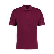 Kustom Kit Férfi rövid ujjú galléros póló Kustom Kit Men's Classic Fit Polo Superwash 60º 3XL, Burgundi vörös