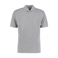 Kustom Kit Férfi rövid ujjú galléros póló Kustom Kit Men's Classic Fit Polo Superwash 60º 3XL, Heather szürke