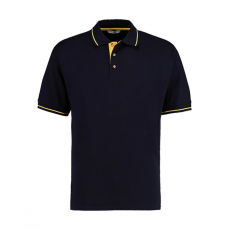 Kustom Kit Férfi rövid ujjú galléros póló Kustom Kit Men's Classic Fit St. Mellion Polo M, Sötétkék navy/napsárga