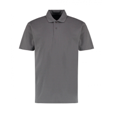 Kustom Kit Férfi rövid ujjú galléros póló Kustom Kit Men's Regular Fit Workforce Polo S, Szénszürke