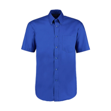 Kustom Kit Férfi rövid ujjú Ing Kustom Kit Classic Fit Premium Oxford Shirt SSL 2XL, Királykék férfi ing