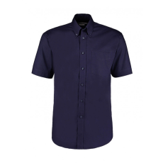 Kustom Kit Férfi rövid ujjú Ing Kustom Kit Classic Fit Premium Oxford Shirt SSL 2XL, Midnight Sötétkék (navy)