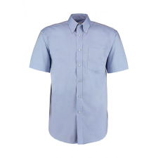 Kustom Kit Férfi rövid ujjú Ing Kustom Kit Classic Fit Premium Oxford Shirt SSL S, Világos kék férfi ing