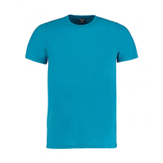 Kustom Kit Férfi rövid ujjú póló Kustom Kit Fashion Fit Superwash 60º Tee XL, Türkizkék Marl