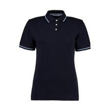 Kustom Kit Női galléros póló rövid ujjú Kustom Kit St. Mellion Polo - XL (16), Sötétkék navy/világos kék női póló
