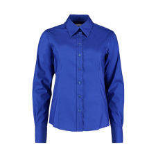 Kustom Kit Női hosszú ujjú blúz Kustom Kit Women&#039;s Tailored Fit Premium Oxford Shirt 3XL, Királykék blúz