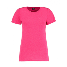 Kustom Kit Női rövid ujjú felső Kustom Kit Women's Fashion Fit Superwash 60º Tee 2XL, Rózsaszín Marl