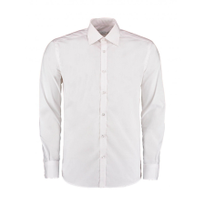 Kustom Kit Uniszex hosszú ujjú Ing Kustom Kit Slim Fit Business Shirt LS XL, Fehér férfi ing