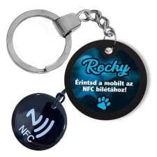  Kutyabiléta digitális chippel (felkódoljuk a kutya adatait a chipre), fekete-kék nyakörv, póráz, hám kutyáknak