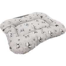 Kutyafekhely buldog kutya mintás pamutvászon Sz:50 cm - H:60 cm szállítóbox, fekhely kutyáknak