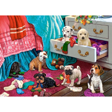 Kutyák a hálószobában puzzle 300 darabos puzzle, kirakós