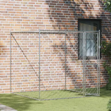  Kutyaketrec Ezüst 200 x 200 x 200 cm Horganyzott acél szállítóbox, fekhely kutyáknak