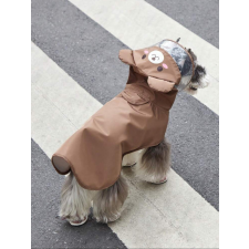  Kutyaruha - Esőkabát - Maci és Kacsa mintával - 2XL - barna kutyaruha