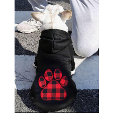  Kutyaruha - Kapucnis Tappancs mintás Hoodie 5XL Méretig - 5XL kutyaruha