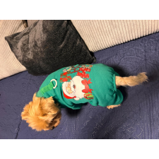  Kutyaruha Karácsony - XL - piros kutyaruha