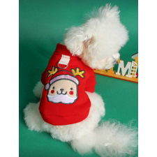  Kutyaruha - Karácsonyi Pamut Pulcsi Pórázakasztóval - L kutyaruha