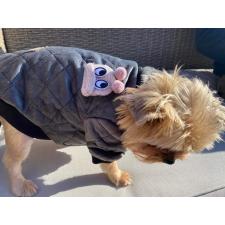  Kutyaruha - Kutyakabát - bélelt, meleg - Kétféle színben - M - rózsaszín kutyaruha