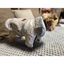  Kutyaruha - kutyakabát - bundás- világos barna színben - XL - világosbarna kutyaruha