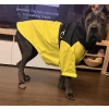  Kutyaruha - Kutyakabát - kutyamellény - Kutyaesőkabát - Extra minőség, két részes kabát és külön mellény,S - 6XL - 2XL - neonzöld/sárga