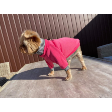  Kutyaruha - Kutyapulóver - Kutyapulcsi - Garbós, póráz akasztóval - kétféle színben - XS - rózsaszín kutyaruha