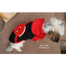  Kutyaruha - Kutyapulóver - Kutyapulcsi - Hátizsákos, kapucnis, meleg kutyapulóver - Pókember mintával - M kutyaruha