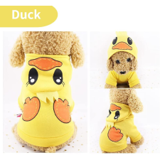  Kutyaruha - Kutyapulóver - Kutyapulcsi - Kacsa mintás, kapucnis - 2XL kutyaruha