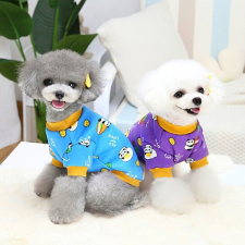  Kutyaruha - Kutyapulóver - Kutyapulcsi - Panda mintával - 2 választható szín - L - lila kutyaruha