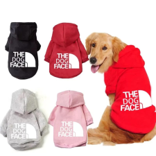  Kutyaruha - Kutyapulóver - Kutyapulcsi - The Dog Face, stílusos, Kapucnis - Többféle színben - 3XL - rózsaszín kutyaruha