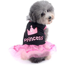  Kutyaruha - Princess, tüllszoknyás ruha - többféle színben - XS - fekete kutyaruha