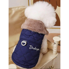  Kutyaruha - Szőrmés bélelt mellény - M - zöld kutyaruha