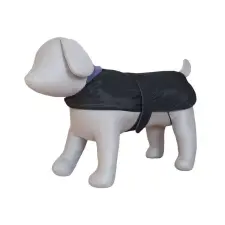  Kutyaruha Vizlepergetős,Tépőzáras 25cm/30-38cm Fekete kutyaruha