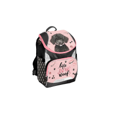  Kutyás ergonomikus iskolatáska - Life love woof (PP25DB-575) iskolatáska