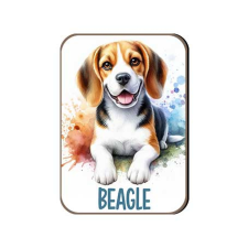 Kutyás fa hűtőmágnes, Beagle hűtőmágnes